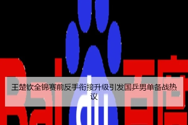 王楚钦全锦赛前反手衔接升级引发国乒男单备战热议